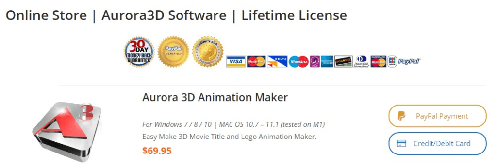 Aurora 3D Animation Maker Lifetime License