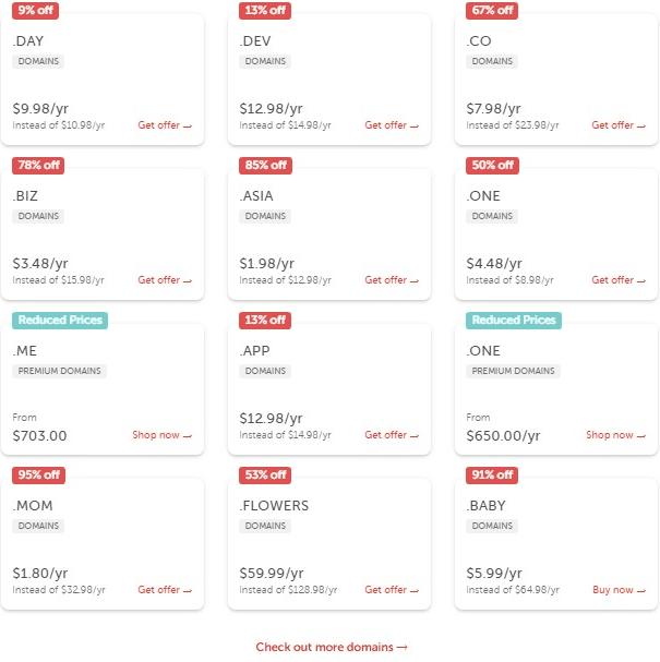 Namecheap domain pricing