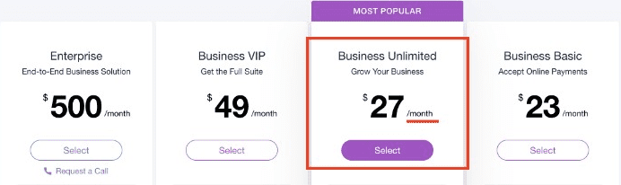 WIX Pricing