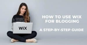 wix for blogging