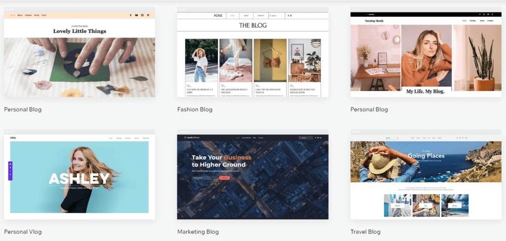 wix for blogging