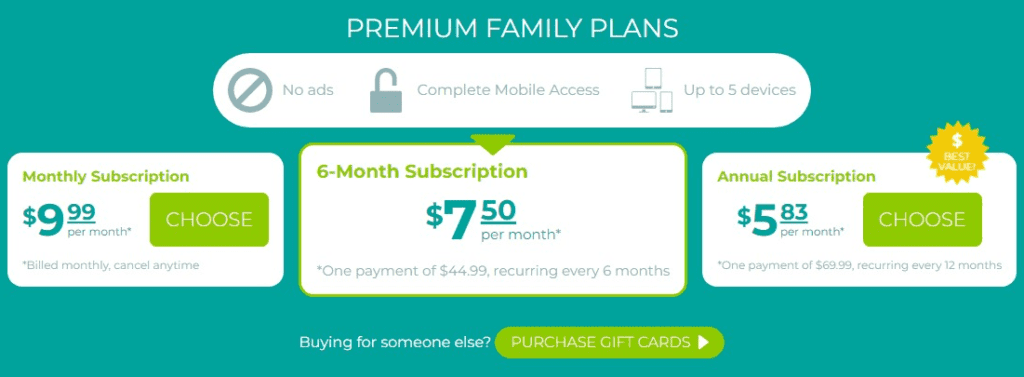 abcya premium family plan