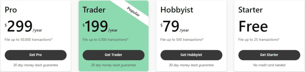 Accointing Pricing