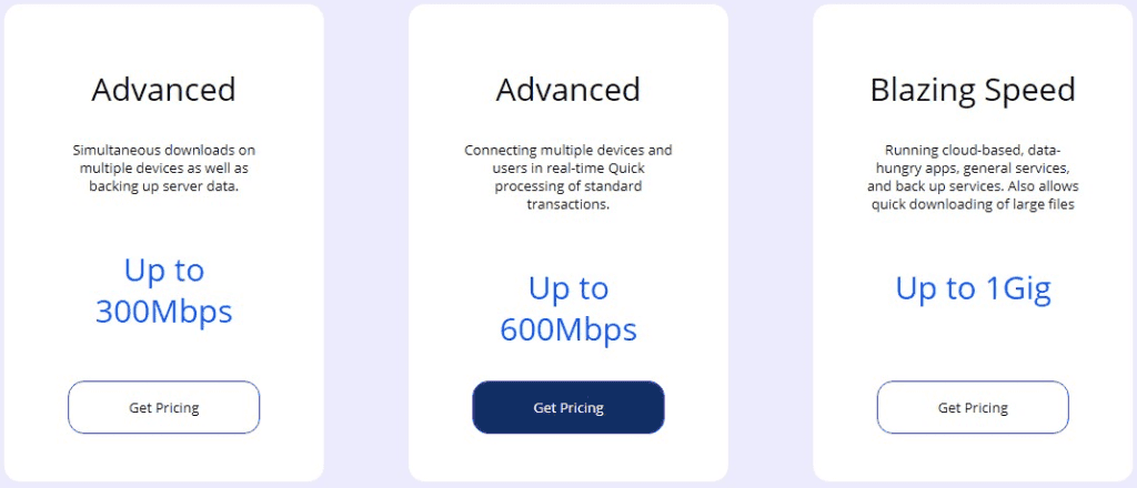 Comcast Business Internet Pricing