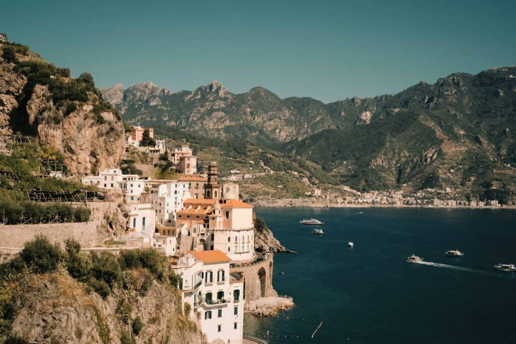 Town on Amalfi Coast