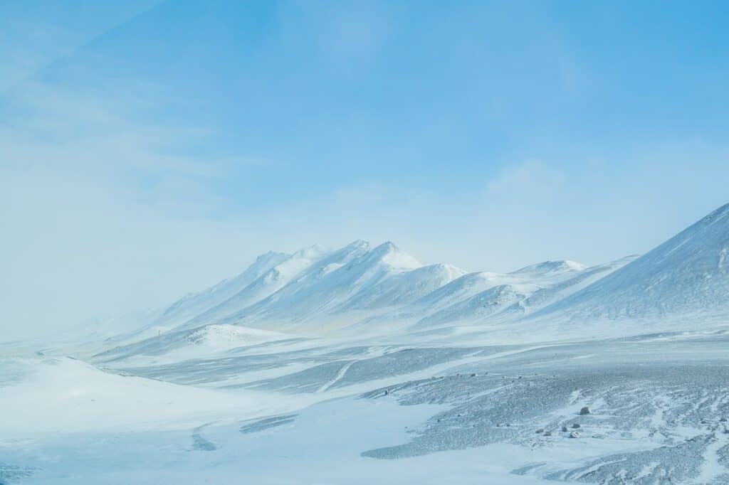 ice cream, snow, iceland