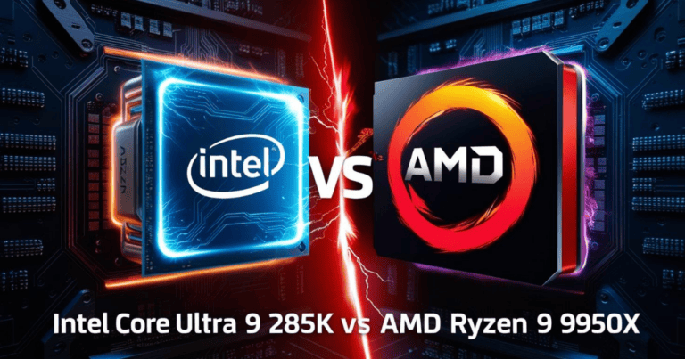 Intel Core Ultra 9 285K vs AMD Ryzen 9 9950X