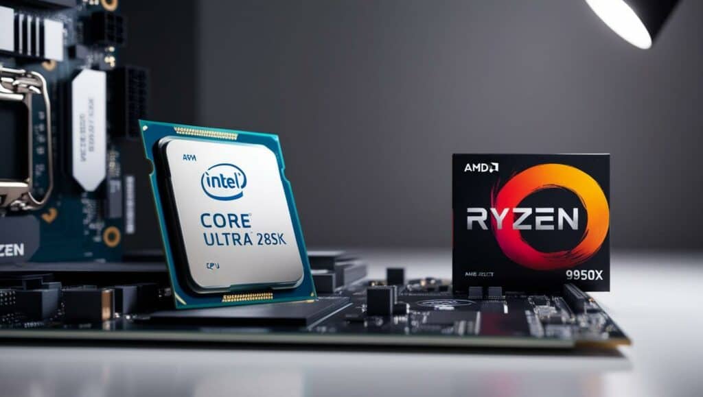 Ultra 9 285K vs Ryzen 9 9950X gaming performance