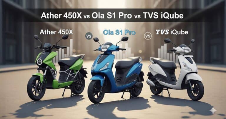 Ather vs Ola vs TVS iQube