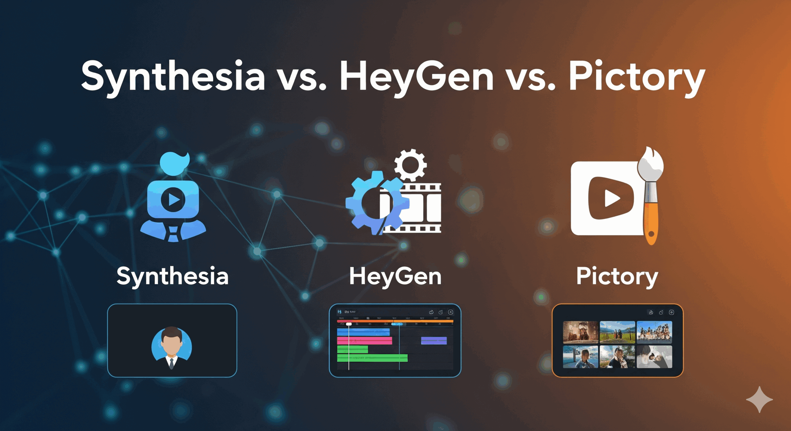 Synthesia vs HeyGen vs Pictory