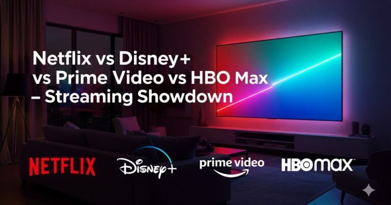 Netflix vs Disney+ vs Prime Video vs HBO Max