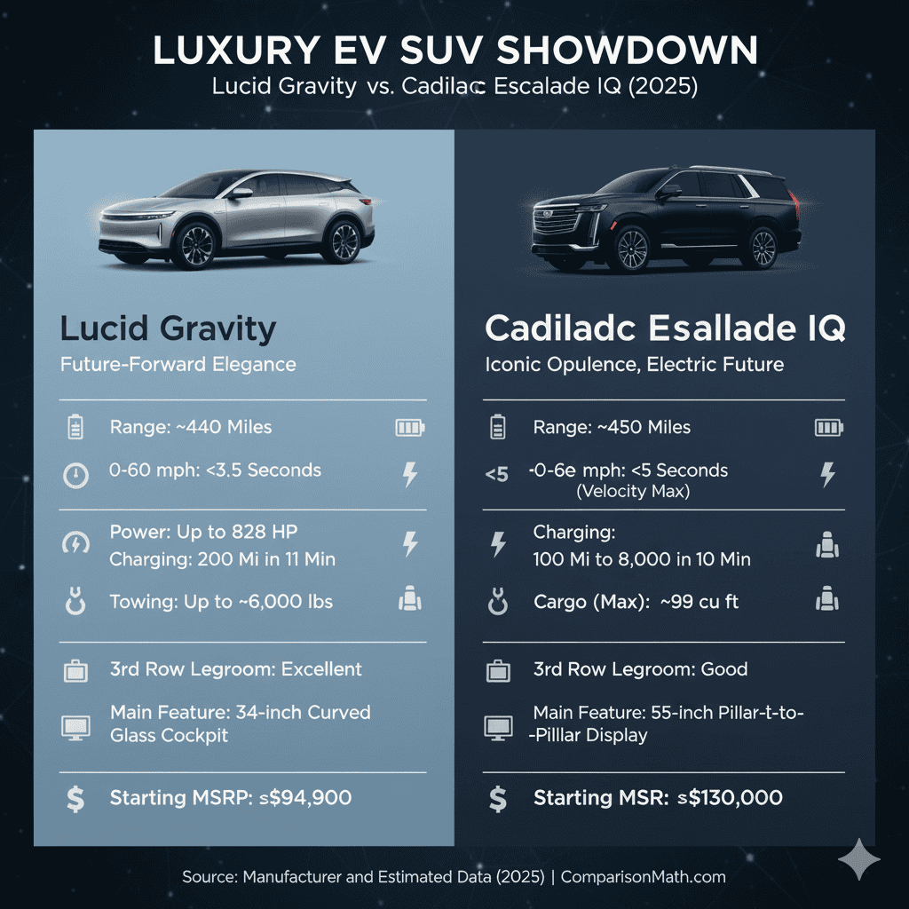 Luxury EV SUV Showdown