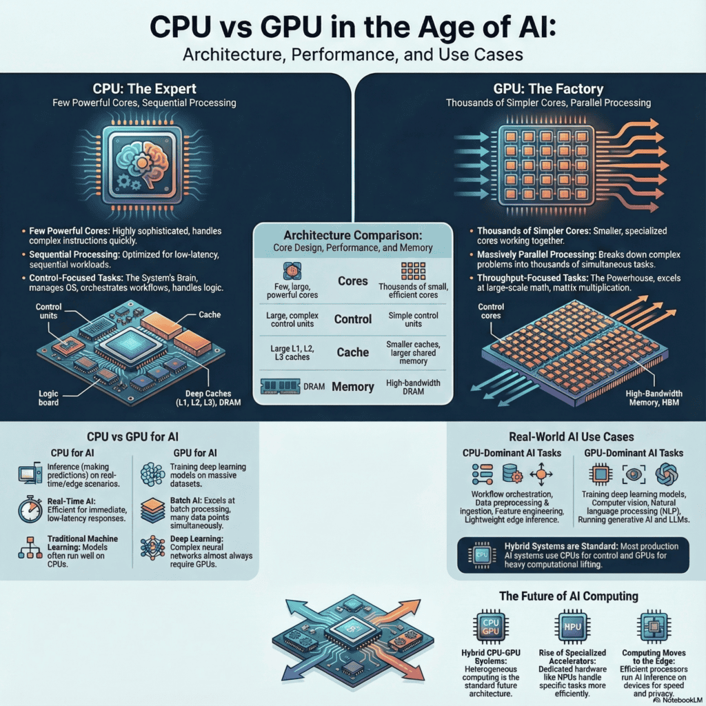 CPU vs GPU for AI