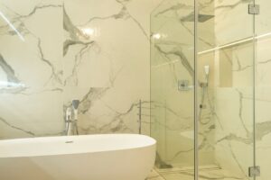 walk-in shower drain systems